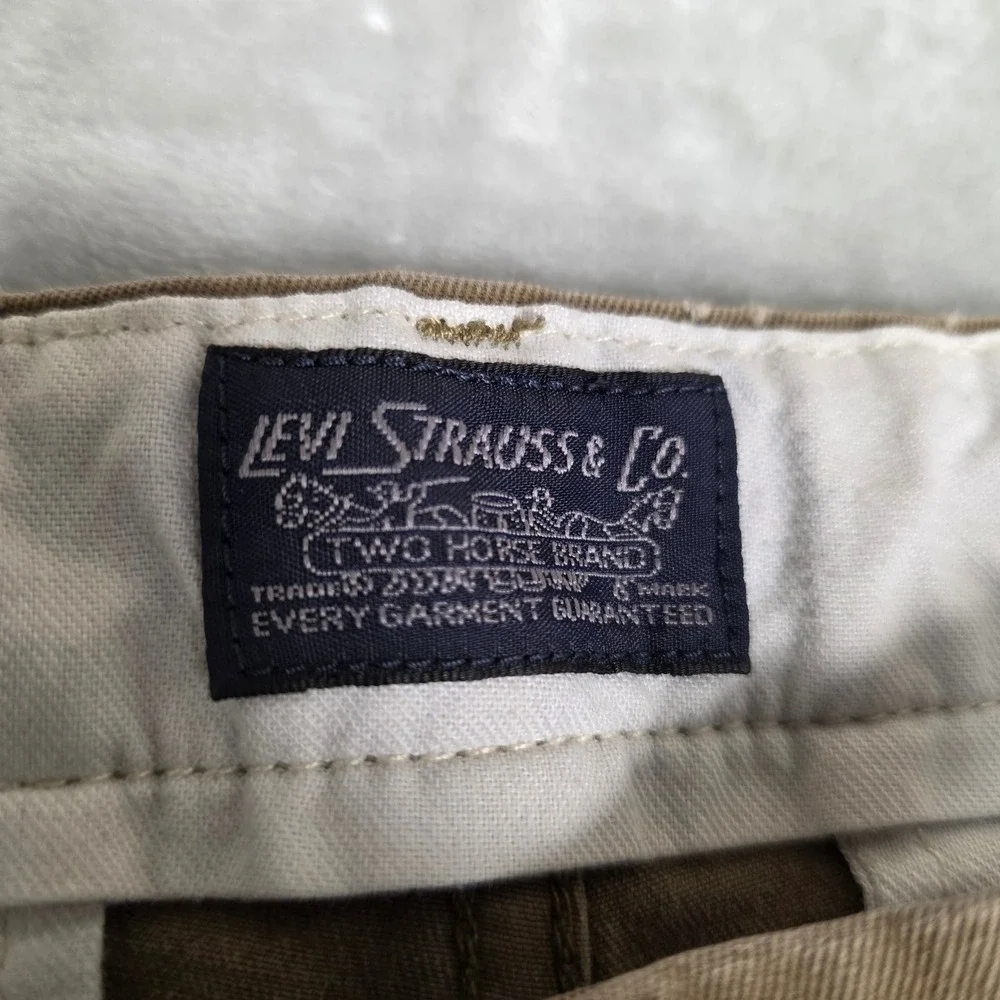 Levi's Chino Trousers Mens 32x36 Tan‎ Fair Slim Fit Cotton Stretch 24888-0011